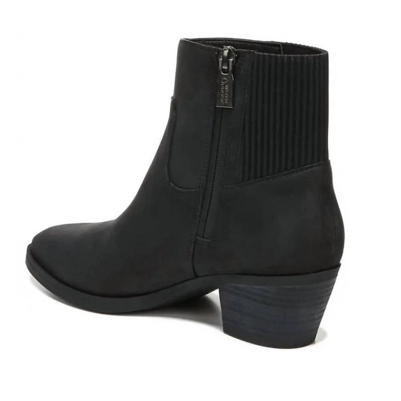 NEW* VIONIC Shantelle Waterproof Leather Ankle Boot Bootie Oil Black 9 Western - Picture 8 of 11